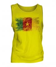 Cameroon Distressed Flag Mens Vest