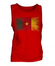 Cameroon Distressed Flag Mens Vest