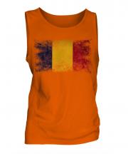 Chad Distressed Flag Mens Vest