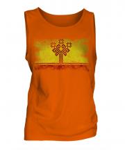 Chuvashia Distressed Flag Mens Vest
