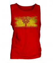 Chuvashia Distressed Flag Mens Vest
