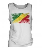 Congo Distressed Flag Mens Vest