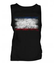 Crimea Distressed Flag Mens Vest