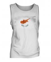 Cyprus Distressed Flag Mens Vest