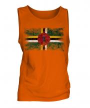Dominica Distressed Flag Mens Vest