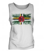 Dominica Distressed Flag Mens Vest