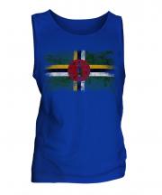 Dominica Distressed Flag Mens Vest