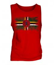 Dominica Distressed Flag Mens Vest