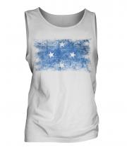 Micronesia Distressed Flag Mens Vest