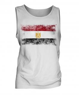 Egypt Distressed Flag Mens Vest