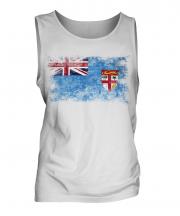 Fiji Distressed Flag Mens Vest