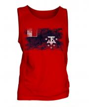 French Southern And Antarctic Lands Distressed Flag Mens Vest