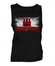 Gibraltar Distressed Flag Mens Vest