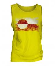 Greenland Distressed Flag Mens Vest
