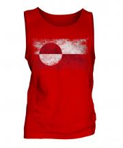 Greenland Distressed Flag Mens Vest