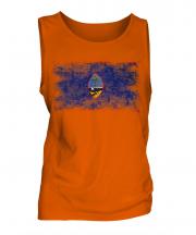 Guam Distressed Flag Mens Vest