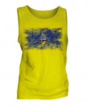 Guam Distressed Flag Mens Vest