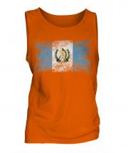 Guatemala Distressed Flag Mens Vest