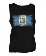 Guatemala Distressed Flag Mens Vest