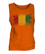 Guinea Distressed Flag Mens Vest