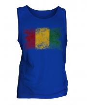 Guinea Distressed Flag Mens Vest