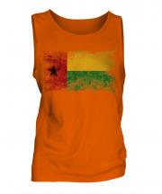 Guinea Bissau Distressed Flag Mens Vest