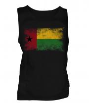 Guinea Bissau Distressed Flag Mens Vest