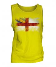 Herm Distressed Flag Mens Vest