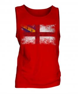 Herm Distressed Flag Mens Vest