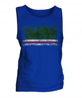 Ichkeria Distressed Flag Mens Vest