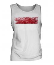 Indonesia Distressed Flag Mens Vest