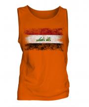 Iraq Distressed Flag Mens Vest