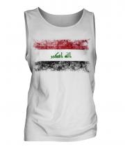 Iraq Distressed Flag Mens Vest