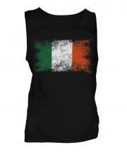 Ireland Distressed Flag Mens Vest