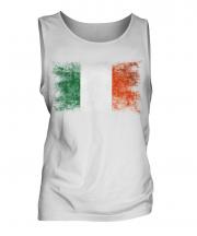 Ireland Distressed Flag Mens Vest