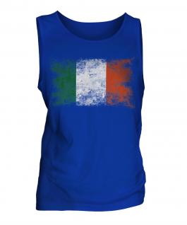 Ireland Distressed Flag Mens Vest