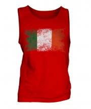 Ireland Distressed Flag Mens Vest