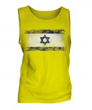 Israel Distressed Flag Mens Vest