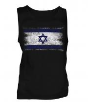 Israel Distressed Flag Mens Vest