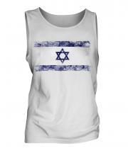 Israel Distressed Flag Mens Vest