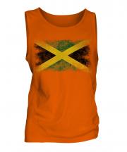 Jamaica Distressed Flag Mens Vest