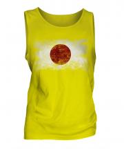 Japan Distressed Flag Mens Vest