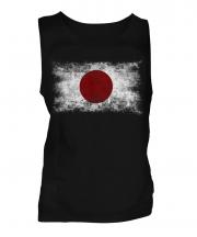 Japan Distressed Flag Mens Vest