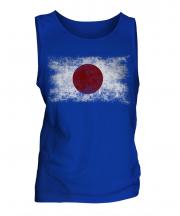 Japan Distressed Flag Mens Vest