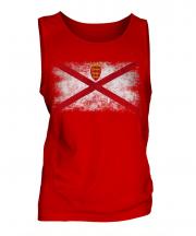 Jersey Distressed Flag Mens Vest