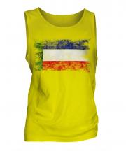 Khakassia Distressed Flag Mens Vest