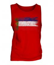 Khakassia Distressed Flag Mens Vest