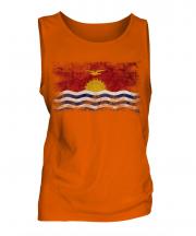 Kiribati Distressed Flag Mens Vest