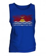 Kiribati Distressed Flag Mens Vest