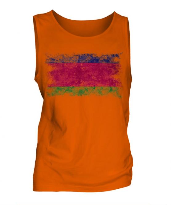 Kuban Peoples Republic Distressed Flag Mens Vest